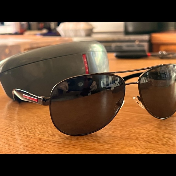 Prada Linda Rosa Sunglasses and Case - Picture 1 of 5